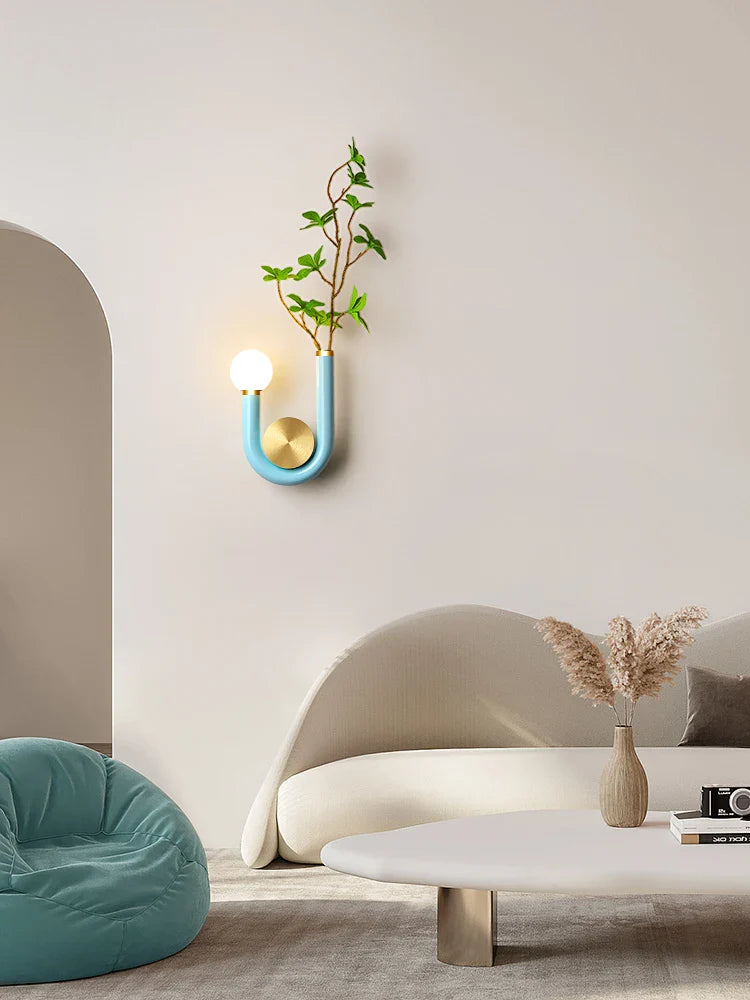 Axya Minimalist Bedroom Wall Lamp for Living Room Decor