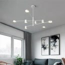 Axyaa Simple Black White Gold Ceiling Chandelier for Home and Restaurant
