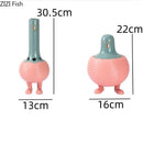 Axyaa Cartoon Ceramic Vase Jewelry Box Ornaments Dried Flower Living Room Arrangement Vase