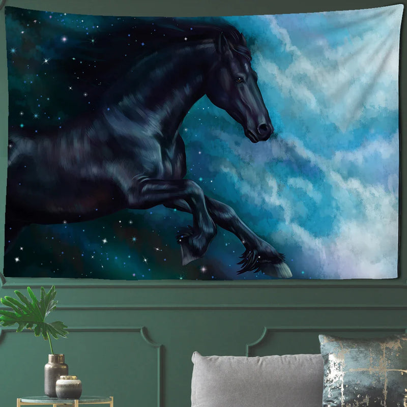 Axyaa Forest Unicorn Tapestry for Home Decoration and Wall Hanging