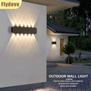 Axyaa Nordic Aluminum LED Wall Lamp IP55 Waterproof Outdoor Lighting