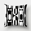 Axyaa Geometric Print Polyester Sofa Cushion Covers Home Decor Pillowcase
