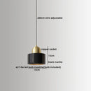 Axyaa Copper Marble LED Pendant Light Modern Design for Dining Living Room