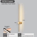 Axyaa Dimmable LED Wall Lamps: 360° Rotation LED Wall Lights for Corridor, Bedroom, Interior Lighting