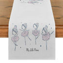 Axyaa Swan Ballet Girl Table Runner for Dining Room Decors