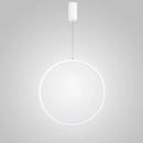 Modern LED Ring Pendant Light by Axyaa: Indoor Minimalist Lamp for Living Room Lighting