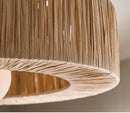 Axya Raffia Grass Pendant Lights - Handmade Natural Woven Design