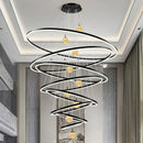 Axyaa Modern LED Pendant Light Chandeliers for Living Room and Dining Room