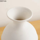 Axyaa Ceramic Warrior Head Vase for Artificial Flowers Decoration