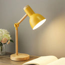 Axyaa Nordic Wood Desk Lamp - Foldable LED Reading Light
