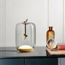 Axyaa Amber Glass Desk Lamp for Home & Office Decor