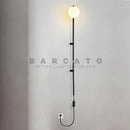 Axyaa Modern LED Glass Wall Sconce, Minimalist Design, Indoor Lighting, Gold or Black