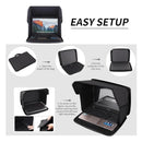 Axyaa Laptop Sun Shade Hood for Outdoor Work, Fits Macbook Lenovo Dell.