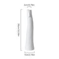 Axyaa Ceramic Vase Figurine White Flowerpot Home Decor