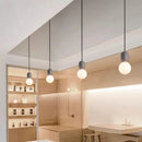 Axyaa Cement Lamp Chandelier for Hotel, B&B, Restaurant, Bar - Wasaki Style Bedroom Bedside Lighting