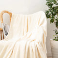 Axyaa Cozy Forest Green Fleece Throw Blanket - Large, Super Soft & Warm