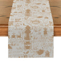 Nautical Style Table Runner for Farmhouse Kitchen Decor by Axyaa