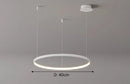 Axyaa LED Ring Chandelier for Dining and Living Room Lighting