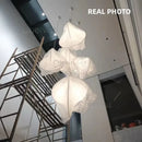 Axyaa Nordic Silk LED Pendant Chandelier for Home Decor