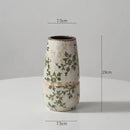 Axyaa Ceramic Vase: French Retro Pastoral Style, High Sense, Creative Ornament