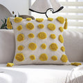 Axyaa Boho Style Tufted Cushion Cover with Tassels - 45x45cm