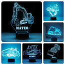 Axyaa Custom LED USB Night Light with Personalized Name | Acrylic Lamp for Boyfriend, Kids, Home Bedroom