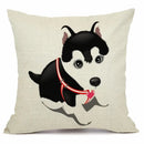 Axyaa Pet Dog Pattern Cushion Cover - 45X45cm