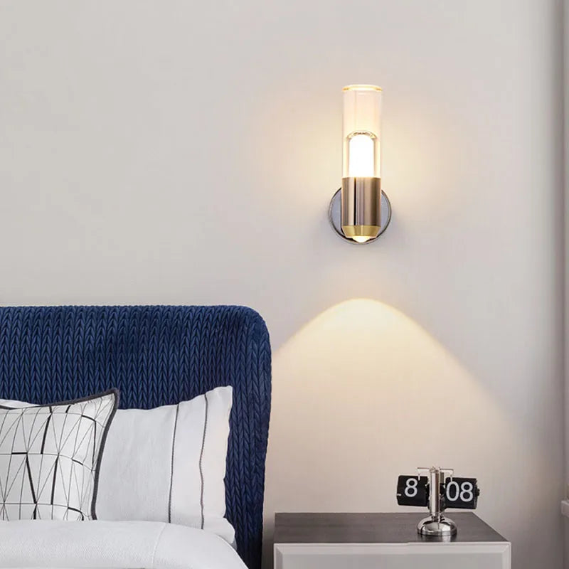 Axyaa Rotatable Minimalist Wall Lamp for Bedroom and Living Room