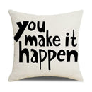Axyaa Nordic Decorative Cushion Covers in Black & White for Sofa, Bed, Party