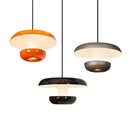 Axyaa Minimalist Pendant Lights: Modern Design in Orange, White, and Black