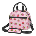 Axyaa Strawberry Lunch Bag Insulated Cooler Tote for School, Work, Picnic & Travel