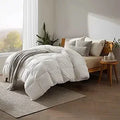 Axyaa Bamboo Comforter: All Season Queen Size, Soft Quilted Duvet Insert, Down Alternative