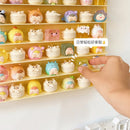 Axyaa Mini Dolls Storage Box Cute Anime Figure Display Rack