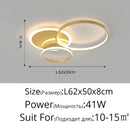 Axyaa Nordic LED Ceiling Chandelier for Living Room Bedroom Restaurant Lighting