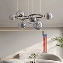 Axyaa Moonlight Chandelier: Modern Hanging Lights for Home Decor & Lighting