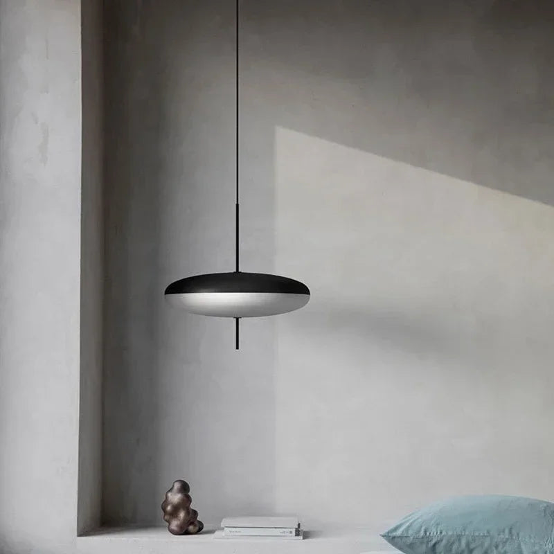 Axyaa Nordic LED Saucer Pendant Light for Home Decor