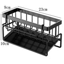Axyaa Stainless Steel Sponge Holder Rack with Water Tray - Home Kitchen Storage