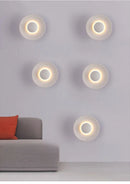 Axyaa Circle LED Wall Light Modern Nordic Minimalist Living Room Sconce