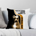 Axyaa American Akita Print Pillowcase: Cute Dog Cushion Cover for Home and Car