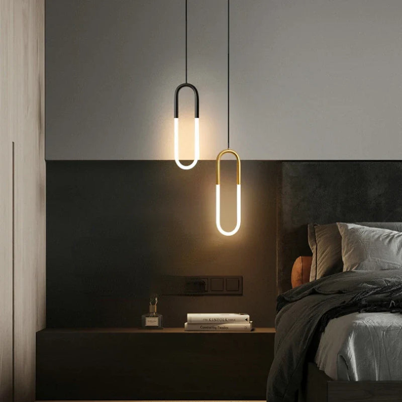 Nordic Waterproof LED Pendant Light for Bedroom, Bathroom, and Entrance by Axyaa