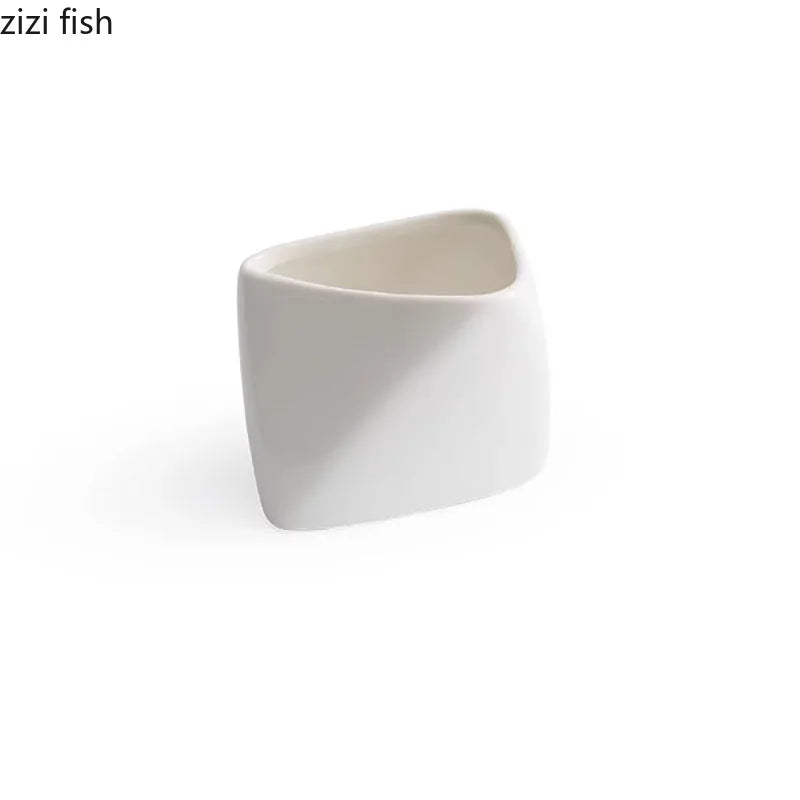 Axya Ceramic French Fries Bowl Set - Creative Tableware for Snacks and Seasonings