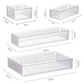 Axyaa Plastic Desk Drawer Organizer Box Storage for Jewelry, Makeup, and Accessories