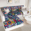 Axyaa Stretch Sofa Seat Cover: Adjustable Couch Slipcover for 1/2/3 Seater.