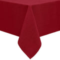 Axyaa Solid Color Tablecloth: Banquet & Party Linens, Washable Rectangle/Round Table Cloth