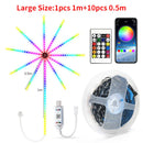Axyaa Firework LED String Lights with Remote Control & Music Sync