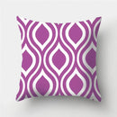 Axyaa Geometric Pattern Polyester Cushion Cover for Sofa Decor or Throw Pillow