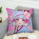 Axyaa Genshin Impact Pillow Covers 45x45 Fall Decor Sofa Cushion Pillowcase