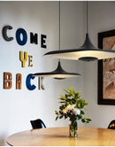 Axyaa Modern Black & White Dining Table Pendant Light
