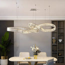 Axyaa Crystal Chandelier, Dining Room Pendant Light, Luxury Ceiling Lamp, Indoor Lighting