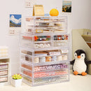 Axyaa Acrylic Stationery Drawer Organizer Watercolor Pen Holder Multi-Layer Storage Rack